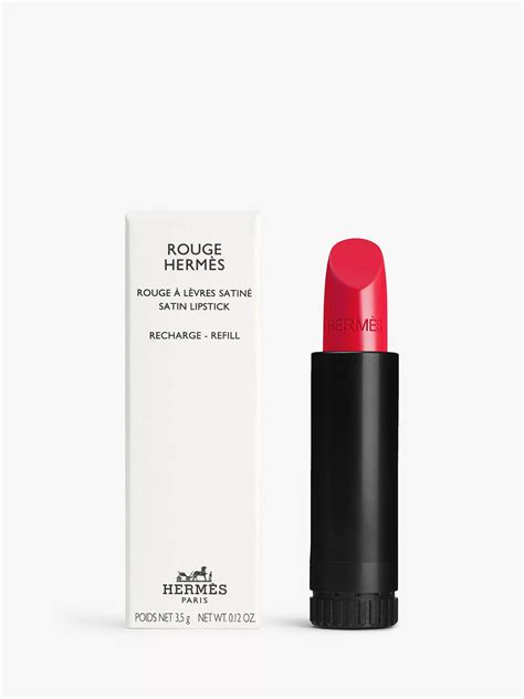 Rouge Hermes, Satin lipstick refill, Rouge Piment.